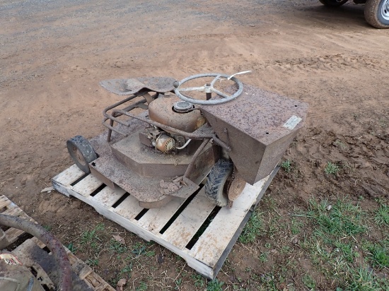 Two Antique Lawn Mowers
