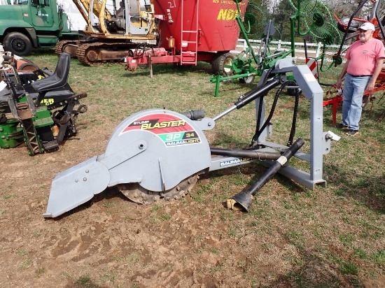 Bauma Light Stump Blaster 3PT Hitch
