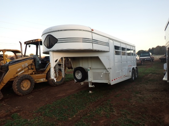 2004 S&H Three Horse Slant Trailer - Title