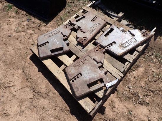 (4) Massey Ferguson Weights