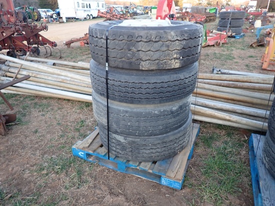 4- 315/80R 22.5 Tires