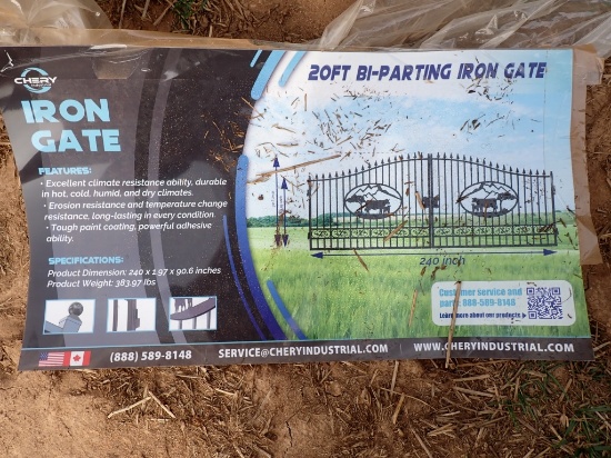 (3) 20' Bi Parting Cow Gates