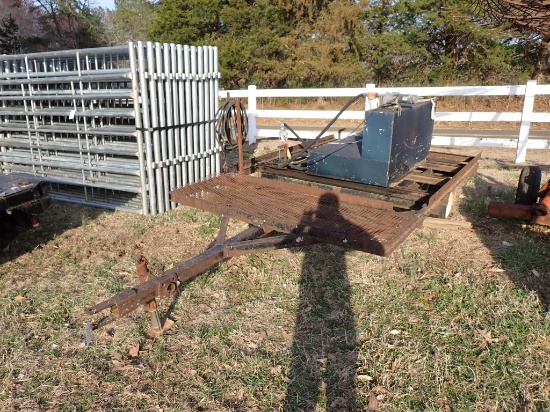 Trailer With L Shaped Fuel Tank
