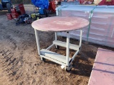 Heavy Duty Shop Table On Casters
