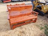 Cedar Glider Bench