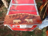 Farm Life Barbed Wire Cedar Sign