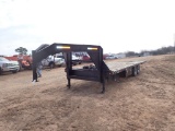2013 24' Hydraulic Tilt Gooseneck Trailer
