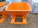 Forklift Dump Hopper - Orange