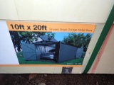 10' x 20' Unused Single Garage Metal Shed