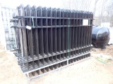 Wrought Iron Site Fencing 22 Pieces