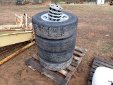 (4) Firestone LT245/75R17 Tires