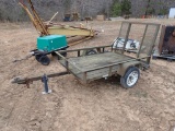 4' x 6' Utility Trailer - Title