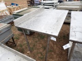 3' x 5' Stainless Table