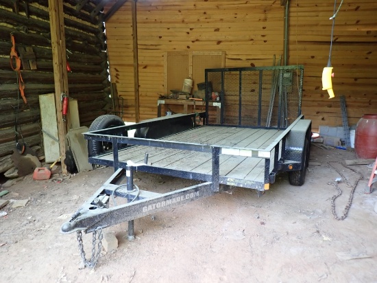 2023 Gatormade 7'x12' Dual Axle Utility Trailer