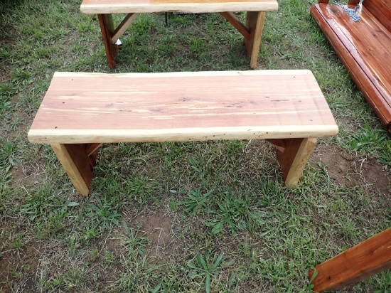 Cedar bench