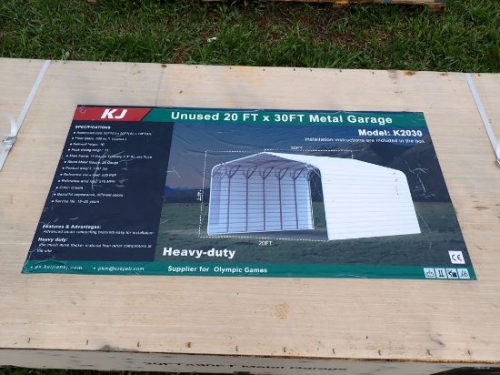 20' x 30' Metal Garage
