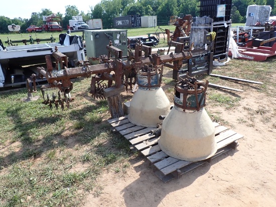 3Pt Two Row Rolling Cultivator