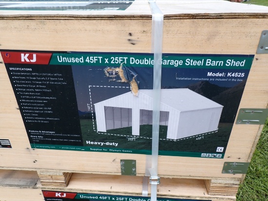 45' x 25' Metal Garage