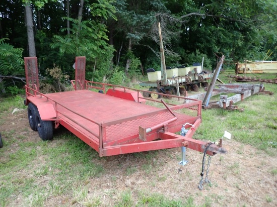 Dual Axle Deckover Trailer - No Title