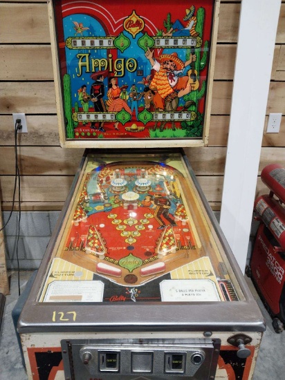 Vintage Amigo Pinball Machine