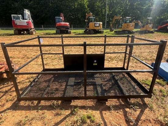 Quick Attach Forklift Safety Basket