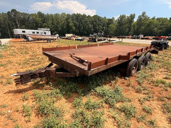 Tri-Axle 8'x20' Deck Over Equipment Trailer