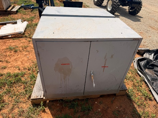 2 Metal Storage Cabinets