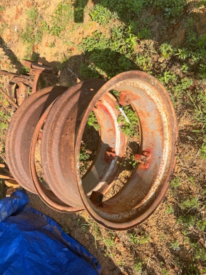 Two Farmall 140 Rims