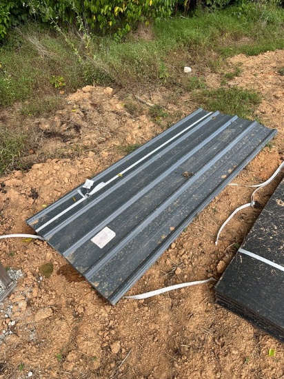 (20) 7' Grey Roofing Metal