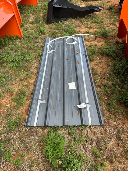 (20) 7' Grey Roofing Metal