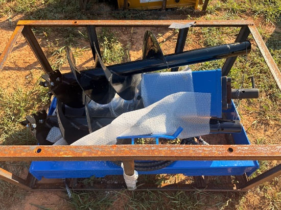 Quick Attach Hydraulic Auger - 2 Bits