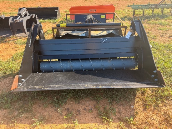 Raytree QA Hydraulic 72" 6n1 Power Rake Bucket