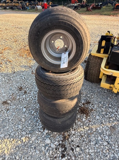 (4) Golf Cart Tires