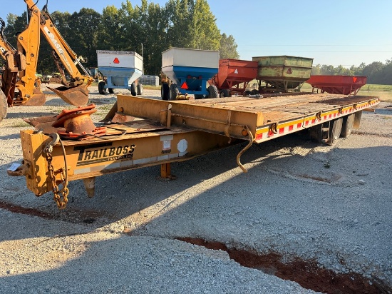 33' Trailboss Dual Tandem Pintle Hitch Trailer