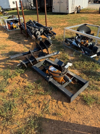 Wolverine Quick Attach Hydraulic Auger