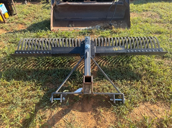 3 Point 7' Landscape Rake
