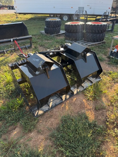 Quick Attach Hydraulic 60" Grapple Bucket