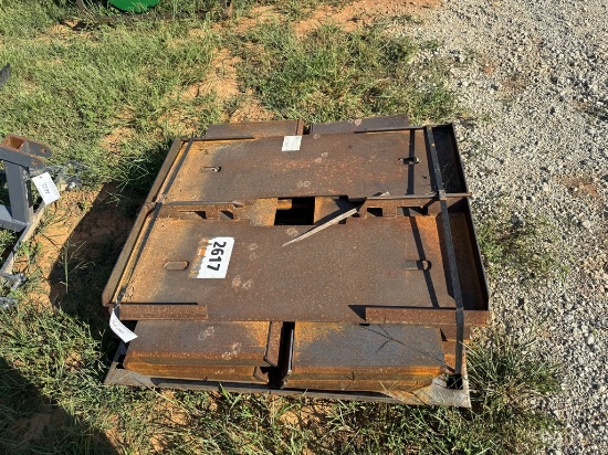 (10) Quick Attach Weld on Plate