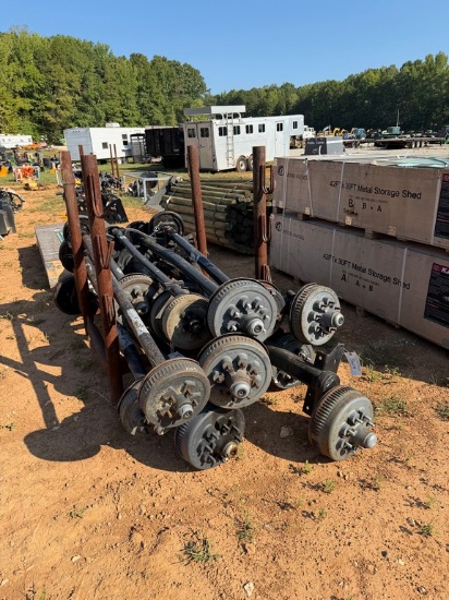 Lot of Trailer Axles