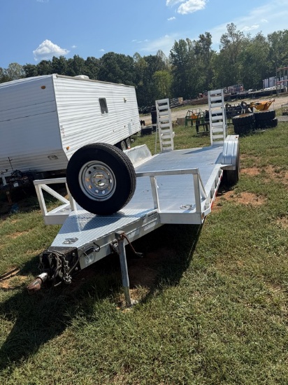 18' Pull Type Alum-Line Aluminum Dual Axle Trailer