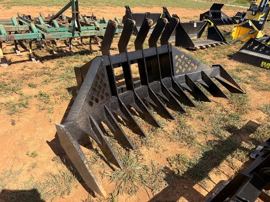 Mid State 96" Heavy Duty Quick Attach Root Rake