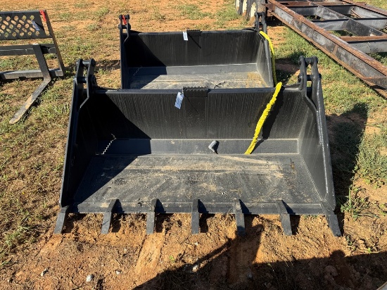 Mid State Quick Attach 74" Heavy Duty 4n1 Bucket