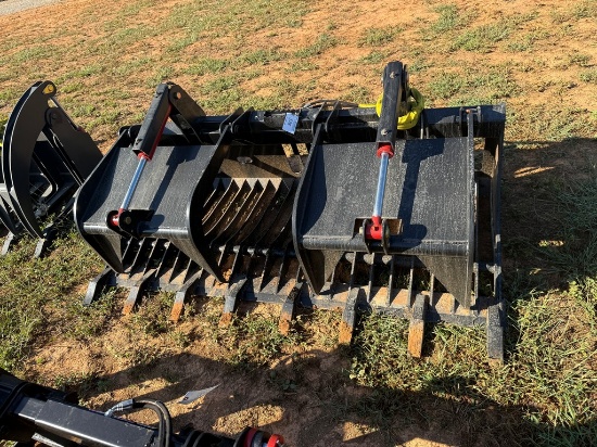 Mid State Quick Attach 80" HD Grapple Bucket