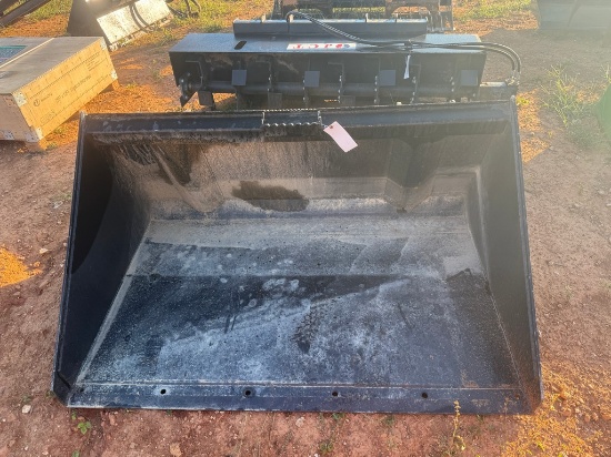 Mid State Quick Attach 60" Smooth Bottom Bucket