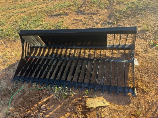 Mid State Quick Attach 78" Rock Bucket