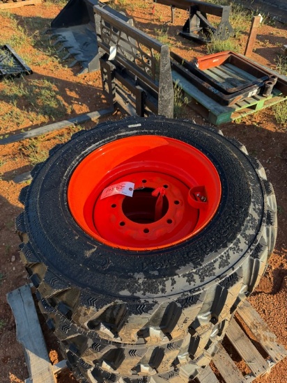 (4) Forerunner 10-16.5 NHS Skid Steer Tires