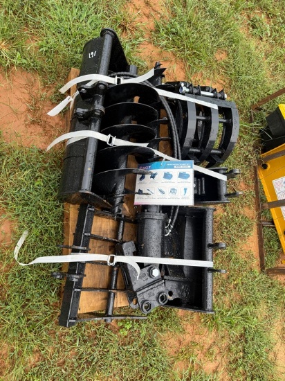 Pallet of Mini Excavator Attachments