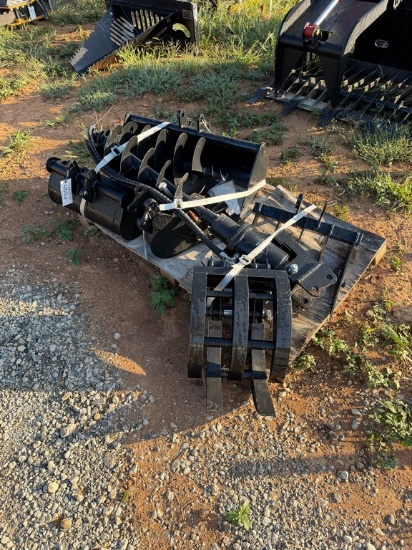 Pallet of Mini Excavator Attachments