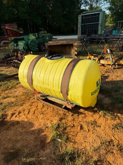 Front Mount Tank Bracket with 200 Gallon Poly Tank