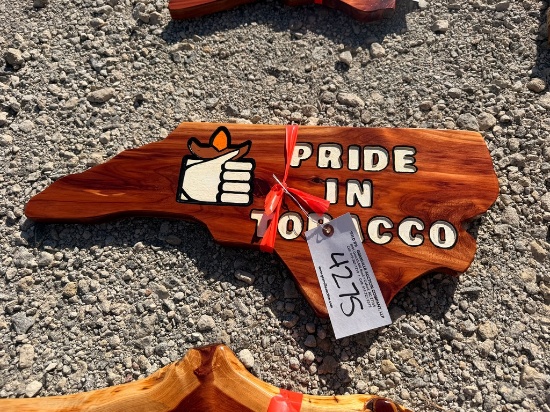 Pride in Tobacco Cedar Sign